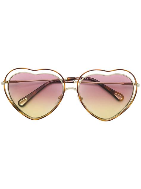 chloe sunglasses with heart|chloe sunglasses genuine.